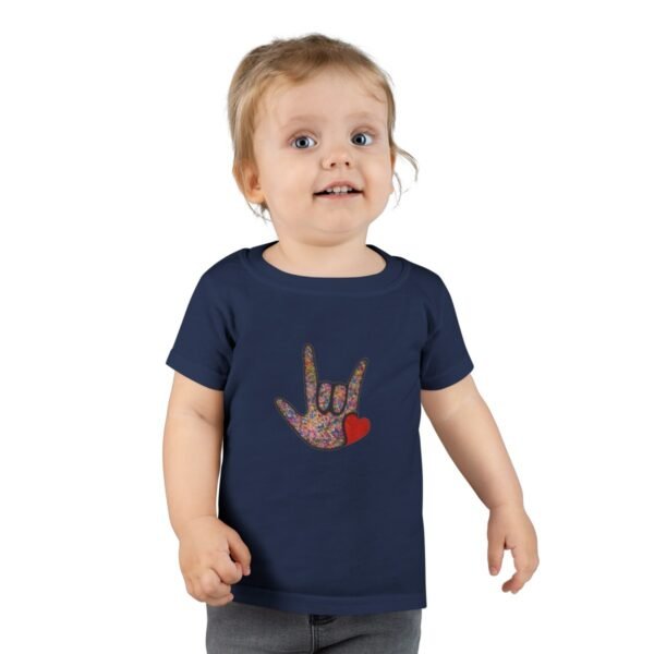 ASL Handshape "American Sign Language" Toddler T-shirt - Image 21