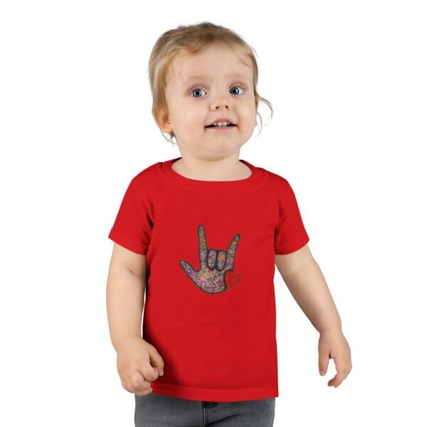 ASL Handshape "American Sign Language" Toddler T-shirt - Image 24