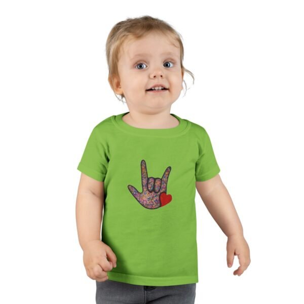 ASL Handshape "American Sign Language" Toddler T-shirt - Image 6