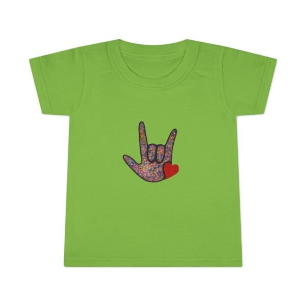 ASL Handshape "American Sign Language" Toddler T-shirt - Image 4