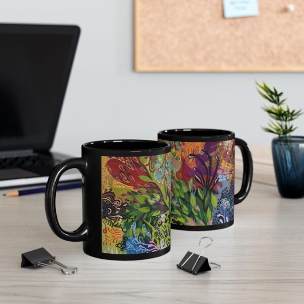 Abstract Artist Black Mug (11oz, 15oz) - Image 4