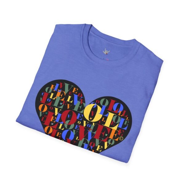 Beautiful LOVE-LOVE Unisex Softstyle T-Shirt - Image 39