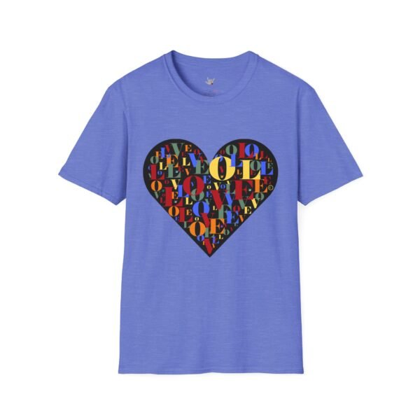 Beautiful LOVE-LOVE Unisex Softstyle T-Shirt - Image 37