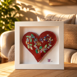 Floral Heart Embroidery