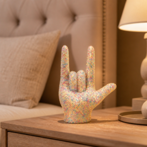 I love you Bubble beads figurine